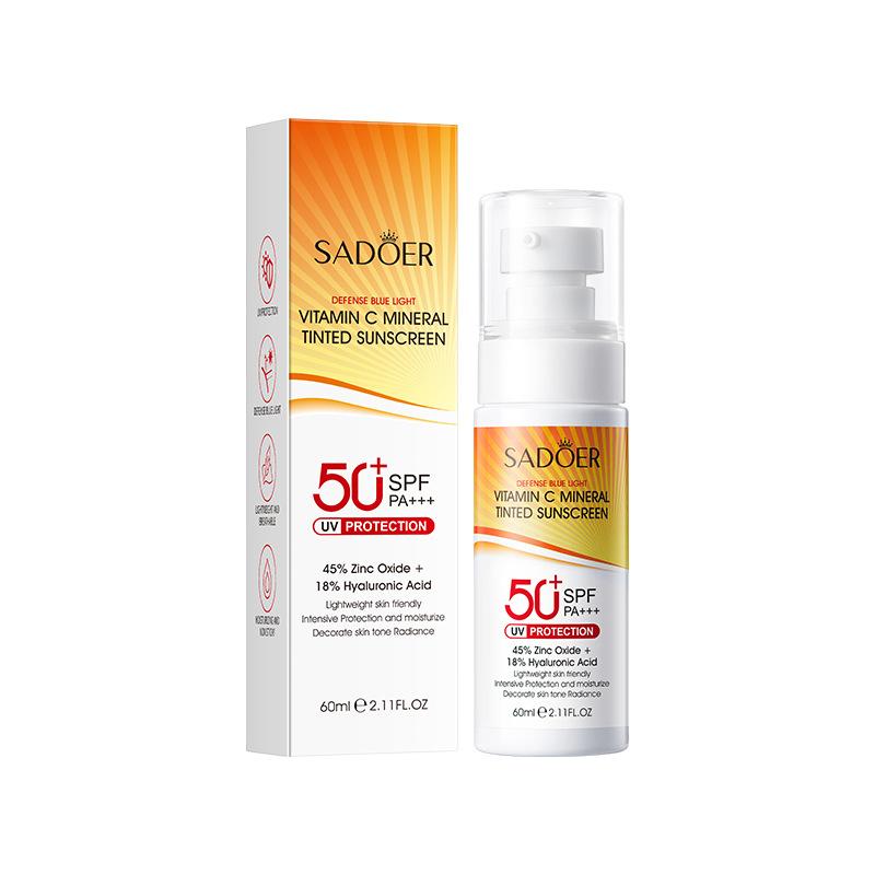 Spf 50+ Sunscreen Spray Whitening Creams for Face Whole Body Use Protector Solar Blocker Anti-aging Facial Sunscreen