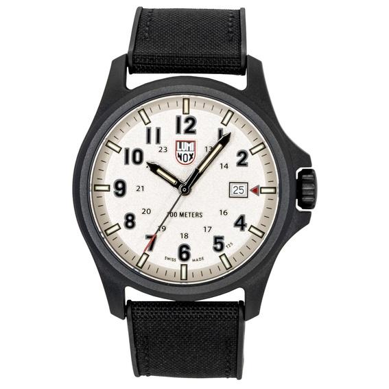 Luminox Atacama Field Rubberen Band Beige Wijzerplaat Kwarts XL.1971.2 100M Herenhorloge beige