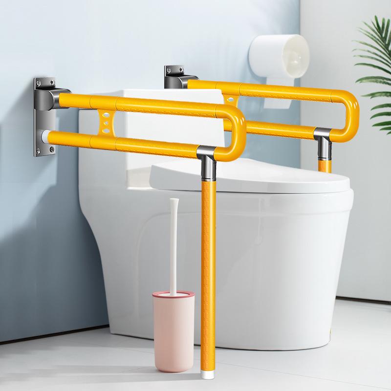 Foldable Bathroom Safety Handrail: Age-Friendly Toilet Grab Bar