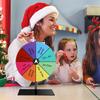Prize Wheel Dry Erase Spin Wheel Spinner Game Color Roulette Wheel Heavy Duty Editable Spin Wheel Forprizes Tabletop Prize Wheel