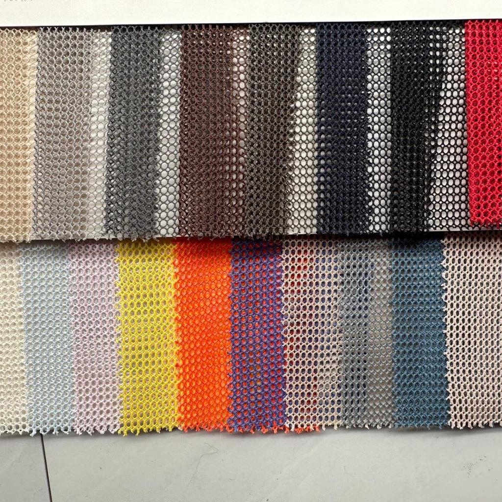 Zweiseitiges Polyester-Nylon-Netzgewebe für Schuhe, Hüte, Taschen, Gepäck, Sitze und Yogabekleidung