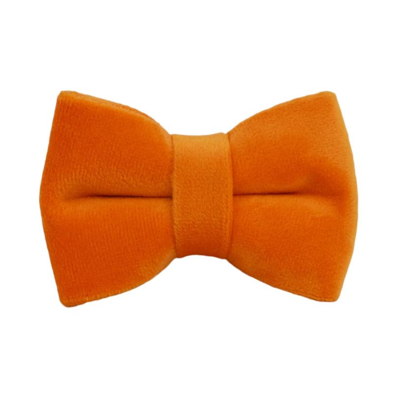 Orange flannel cat collar pet collar cat collar cute bell cat collar bow scarf S