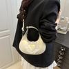 Spring Niche Handbag Women's 2025 New Fashion Peach Heart Saddle Bag Simple Texture Chain Messenger Bag