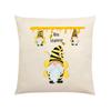 Honeybees Decorative Square Cushion Cover  Cases for Sofa Couch Bedroom