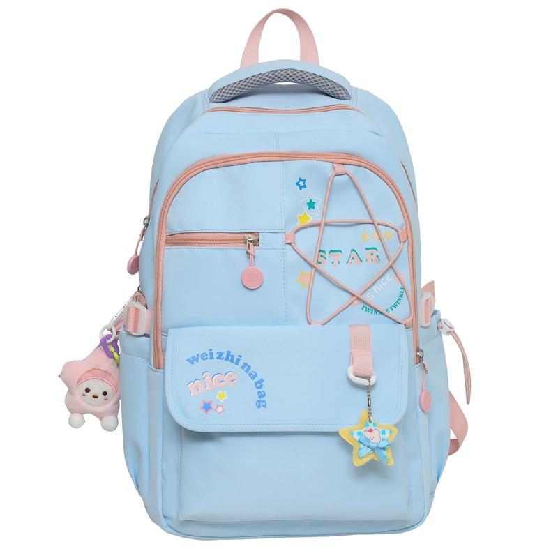 Student Schoolbag Women's Lightweight Large Capacity Star Backpack