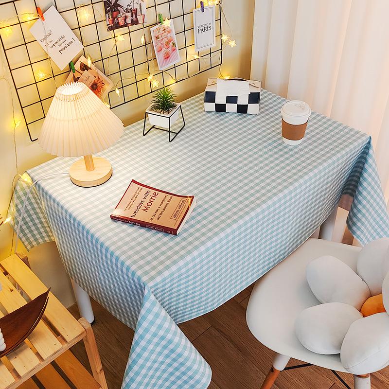 Tablecloth Waterproof And Oil-Proof Leave-In Fabric Desk Rectangular Dining Table Cloth Pvc Coffee Table Table Mat Tablecloth