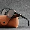 Vintage Retro Round Sunglasses for Mens Womens Cyber Punk Glasses Gothic Steampunk Sunglasses UV400 Glasses Oculos De Sol