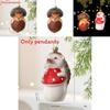 Christmas Tree Decor Squirrel Hedgehog Theme Plastic Ornament For Holiday Celebration