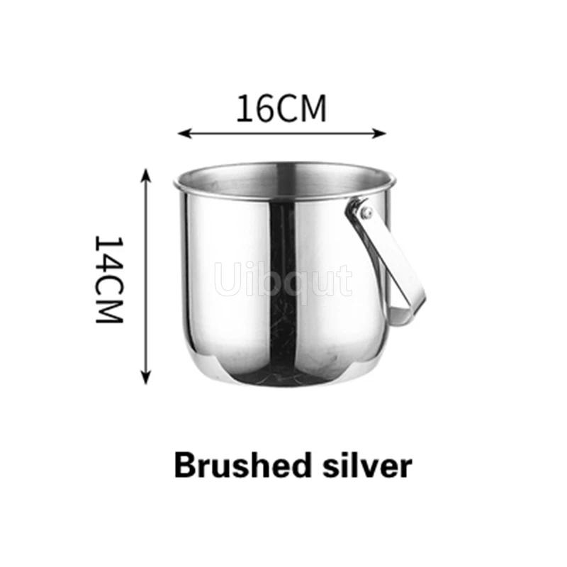 

Двойная бочка для шампанского Ведерко для вина Ведерко для пива со льдом Бочка для ледяного вина в баре KTV Ведерко для льда из утолщенной нержавеющей стали Nordic