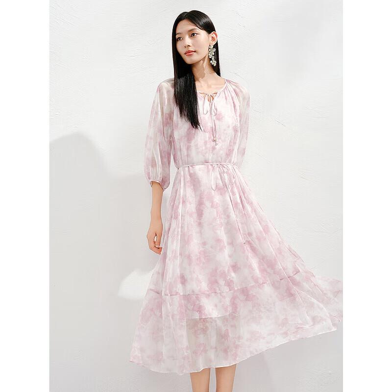 

Платье макси из шифона с цветочным принтом Jiu Zi Anna Kou 2XL