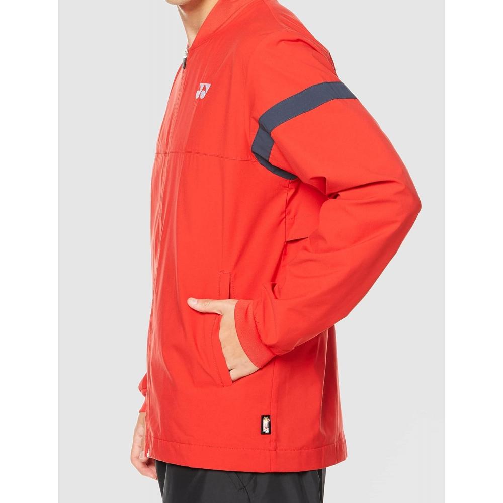 Yonex Yonex Tennis Shirt Lined WindwarMer Shirt  Fit Style  Unisex Adult M Sunset Red  496 