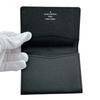 LOUIS VUITTON M30922 Taiga leather Anne Vert Cult De Visit Card Case black leather Used