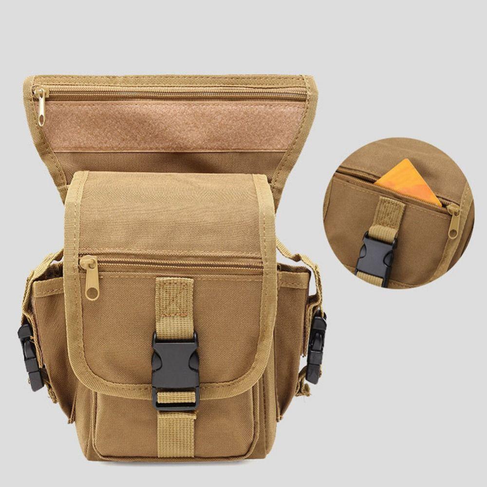 Multiple Pockets Drop Leg Bag Durable Drop Leg Belt Pouch  Outdoor Equipment Bag