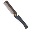 Stainless Steel Folding Comb for Men and Pocket Black Women, Comb,