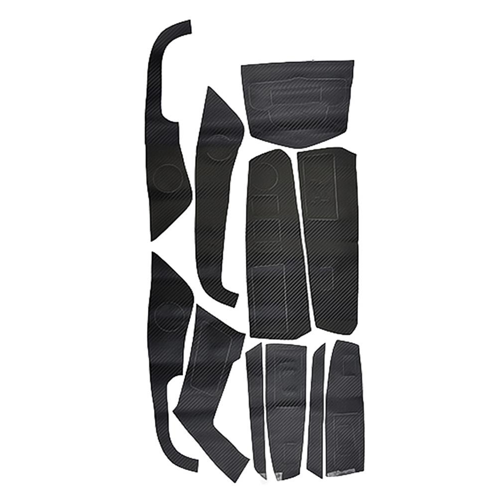 Interior Panel Dashboard Sticker Set For Chevrolet Cruze 09-15 Carbon Fiber Look