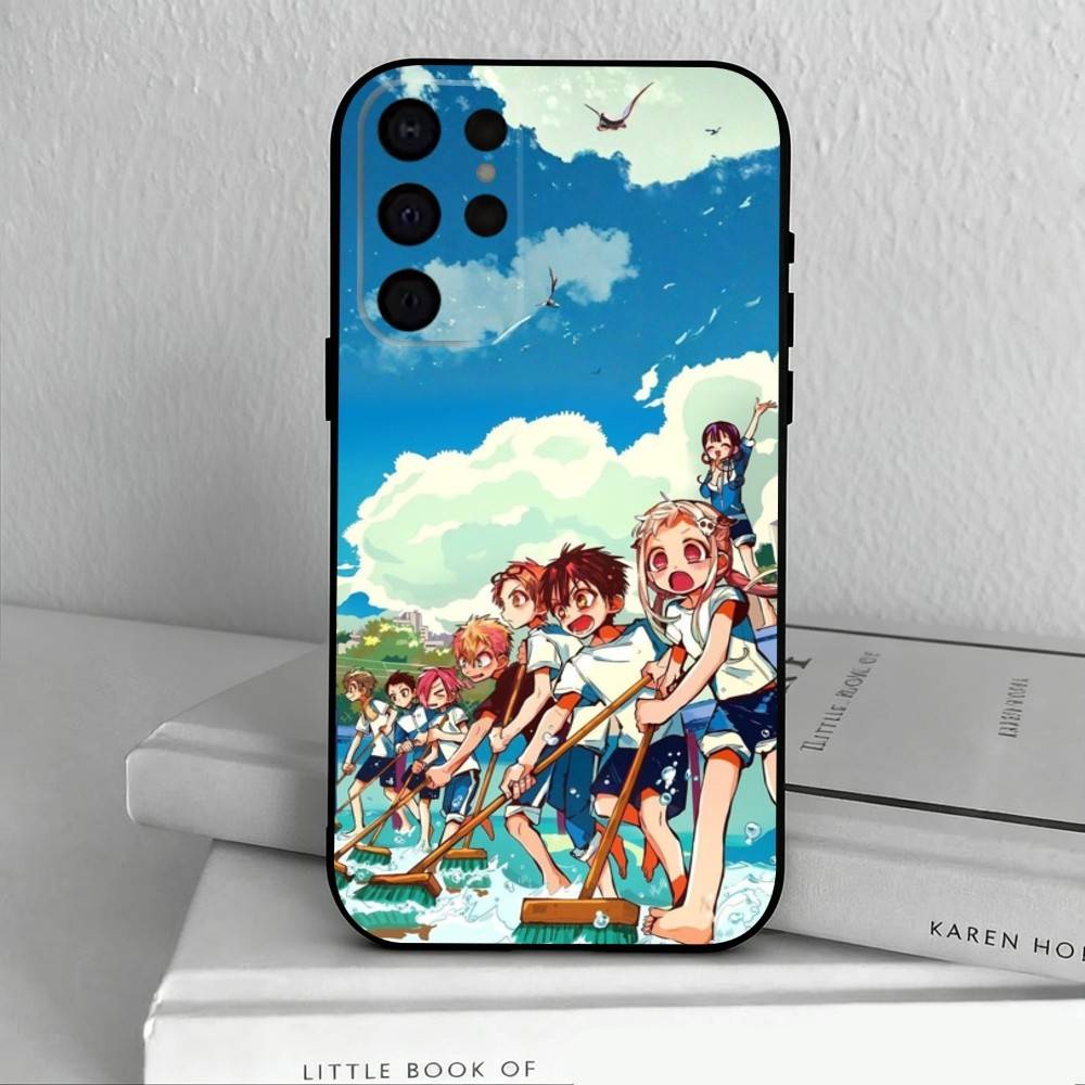 Campus Manga Toilet-Bound Hanako-kun Phone Case For Samsung S25,S24,S21,S22,S23,S30,Ultra,S20,Plus,Others Soft Black Cover