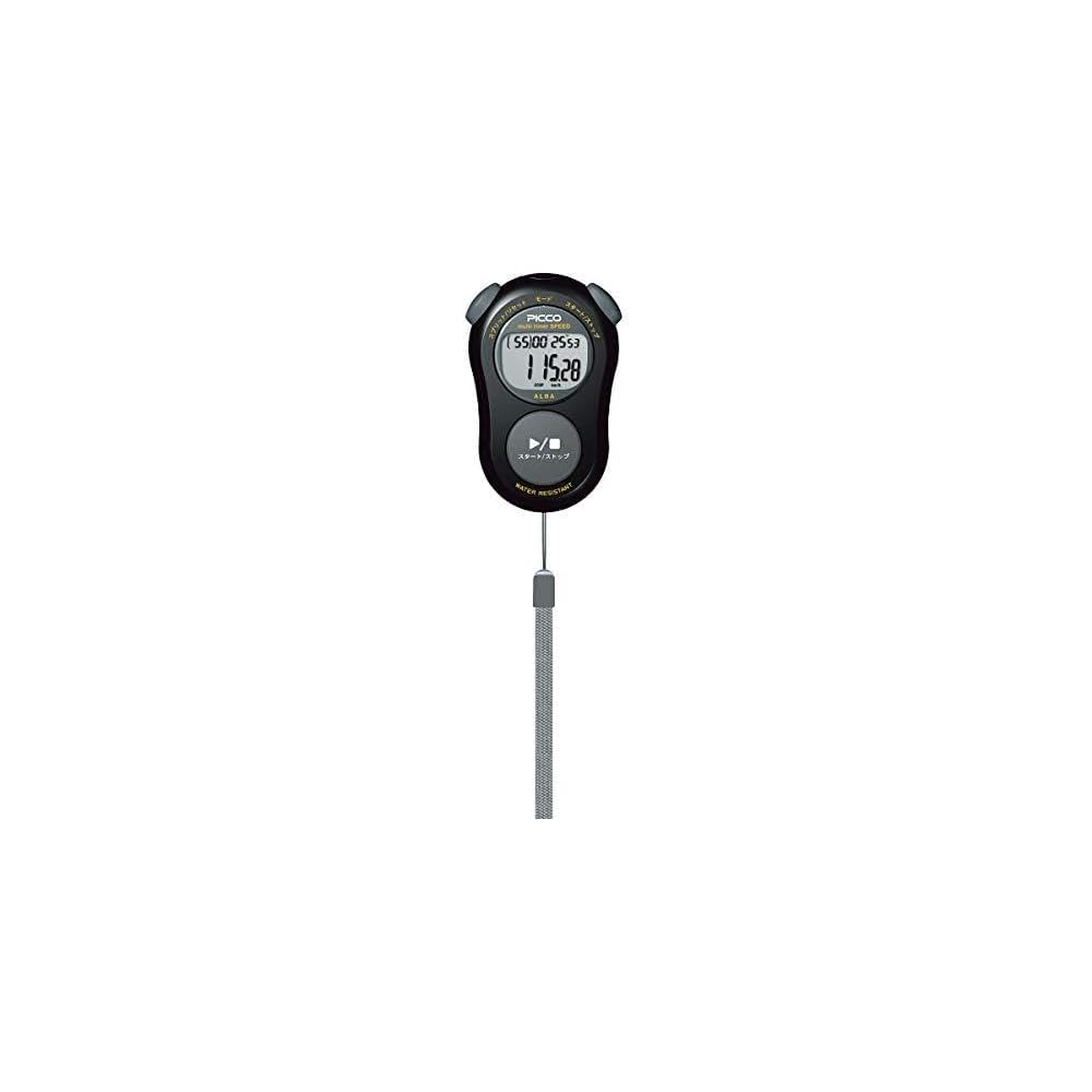 Seiko Alba Picco Multitimer Speed ADMF001 Digital Timer Watch Black
