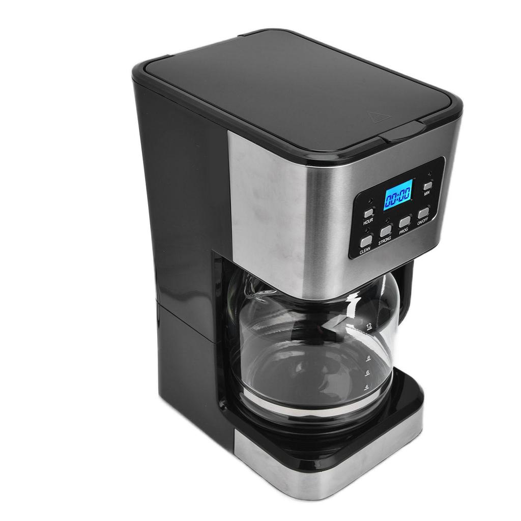 1,5l překapávací kávovar, kávovar na 12 šálků s časovačem, automatická extrakce pro domácnost a kavárnu