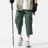 New Summer Trendy Overalls Men's Loose Casual Eight-point Pants Trendy Pants Men's High-end Men's Clothing