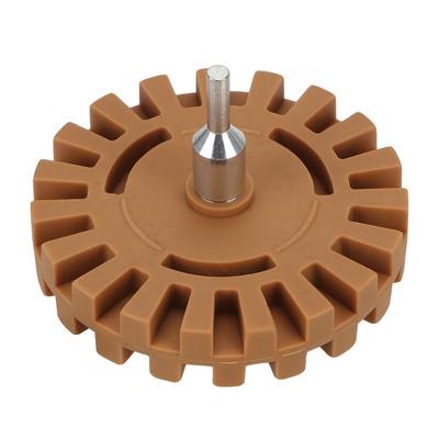 Polishing Wheel Decal Remover Universal For Car Glue Stickers And Decals 1/4" Shank Rubber Eraser Whee Auto Repair Paint Tool