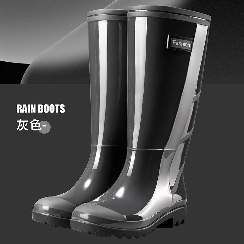 

Трудові страховки високі чоботи від дощу камуфляжні чоловічі підошва з яловичої жили водонепроникні та зносостійкі водні черевики оксамитові теплі черевики 43