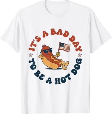 It's a Bad Day To Be a Hot Dog Funny 4th of July T-Shirt