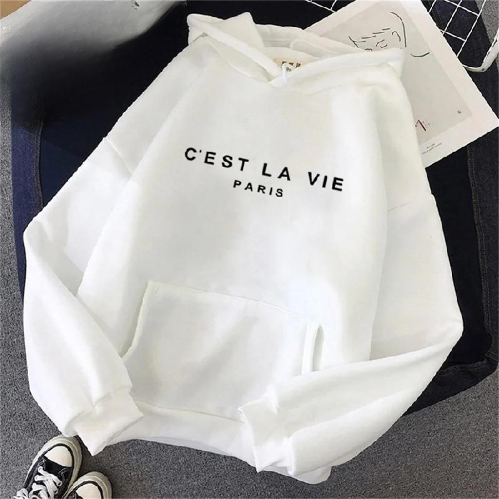 Damen Hoodie Locker All Match Oberteile Langarm Einfache Hoodies Harajuku Sweatshirts Lässige Streetwear