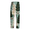 Herren Pyjamahose mit Weihnachtsdruck für Freizeit und Schlaf