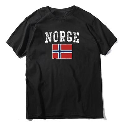 Mode Homme Drapeau Norvège Norvège Chemise Décontractée Grande Taille S Style Hip Hop Hauts T-shirt S-4xl T-shirts