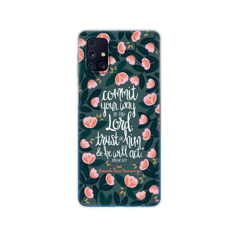 Für Samsung M31s Hülle 6.5 Tpu Weiches Silikon Rückseite Handyhülle Für Galaxy M31S M 31S m317f m317 Funda Winter Schnee Weihnachten