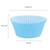 100PCS Mini Cupcake Liners Round Cake Baking Cups Muffin Cases Home Party Blue