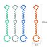 Cute Cartoon Pacifier Chain Holders Anti-drop Rope Chain Soft Silicone Teething Clips Baby Teether Toy Soother Pacifier Strap