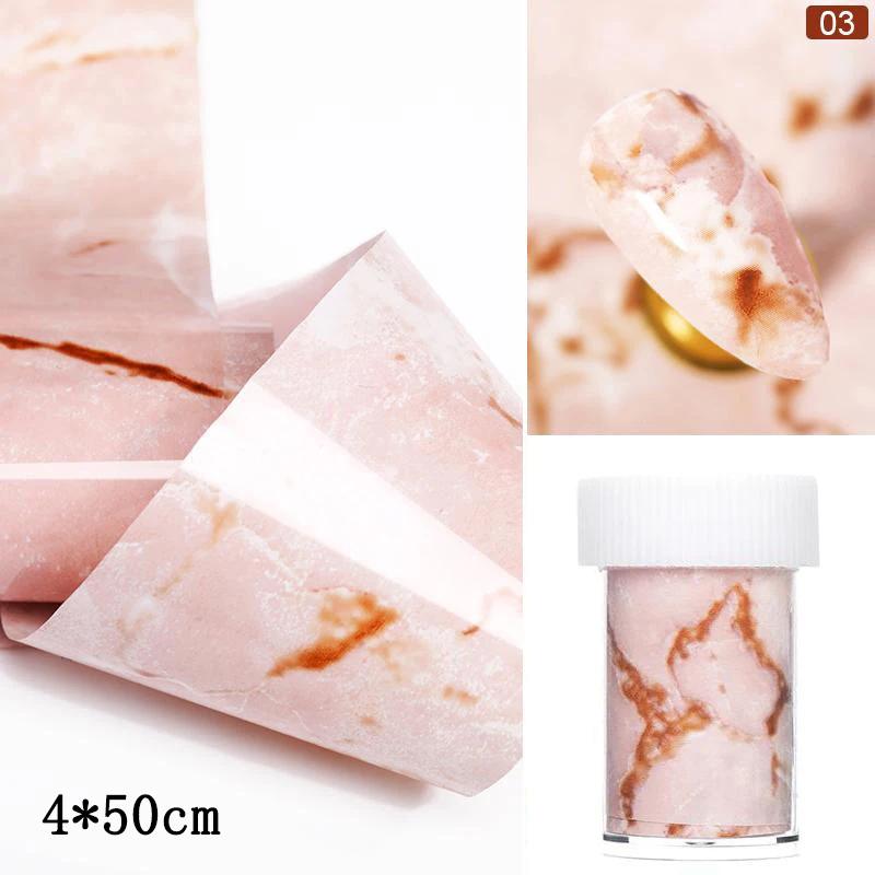 Nail Sticker Marble Pattern Nail Foil Nail Art Transfer Decals Slider Nail Water Decal Design Accessories Manicures Decorations