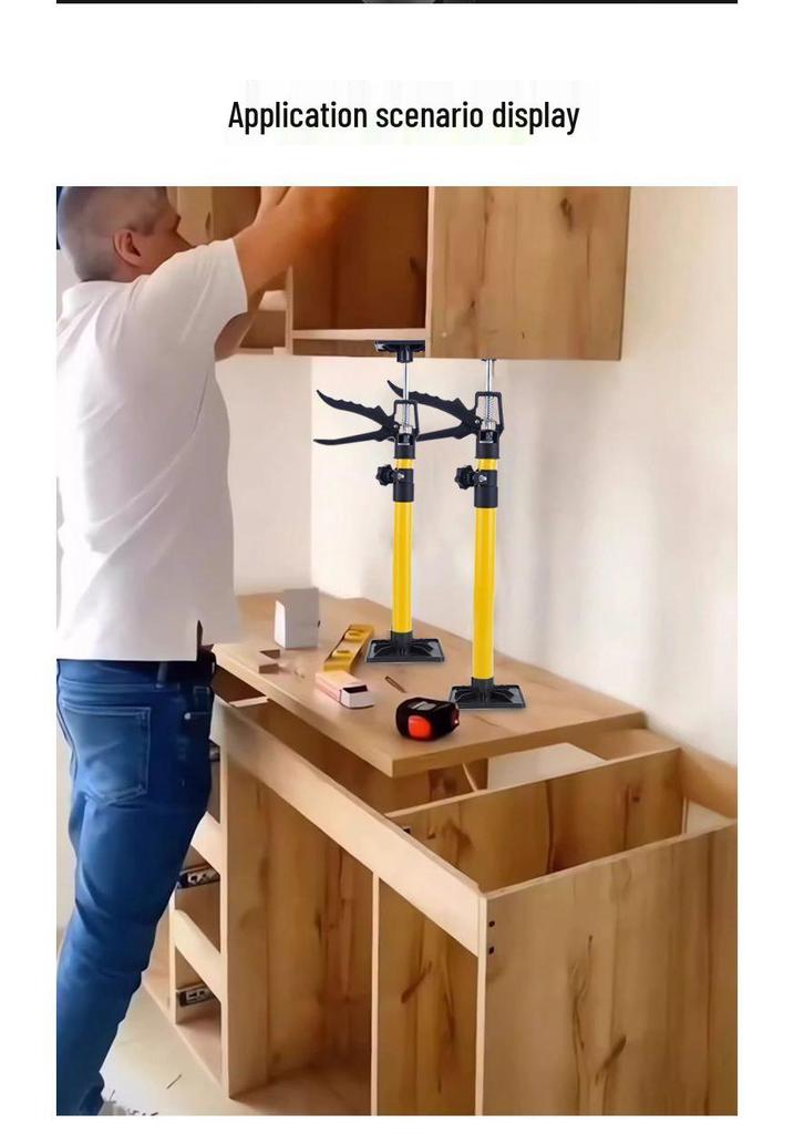 Adjustable Ceiling Lift Bracket for Cabinet Installation