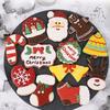 Steel Santa Claus Snowflake Elk Cookie Cutters Biscuit Mold Christmas Decoration Baking Tools