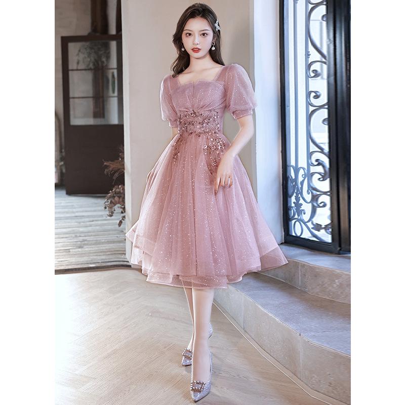 2026 Women's Evening Dress: Elegant Slimming Socialite Party Dress