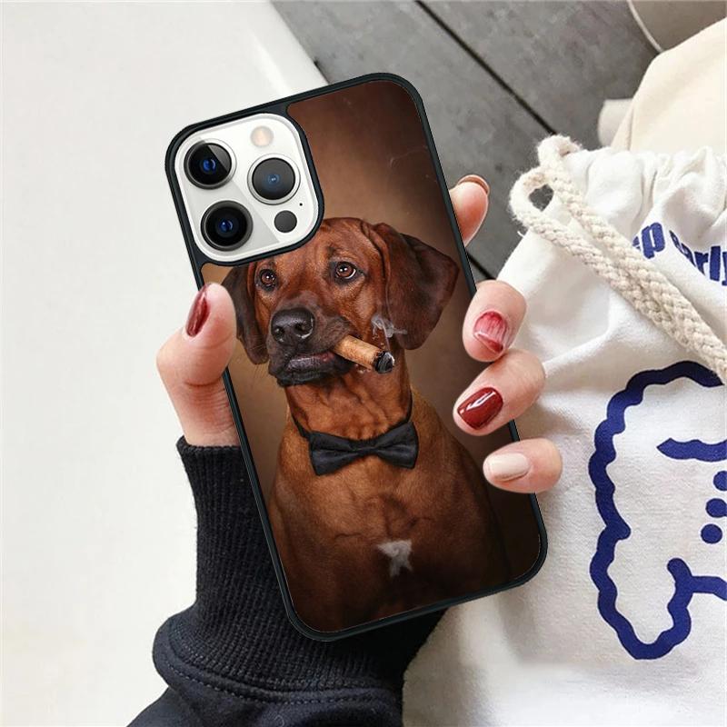 Rhodesian Ridgeback Dog Phone Case For iPhone 17 Air 15 16 Cover 11 13 14 Pro Max 12 Plus Max Fundas