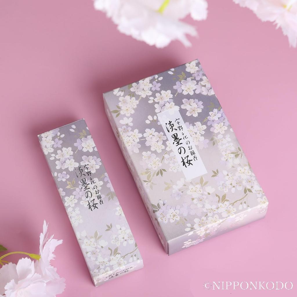 Uno Light Ink Cherry Blossom Incense Approximately Loose Nippon Made In Cherry Blossom Low Smoke Chiyo's Sticks, 200g, Pack, Kodo, Japan, Scent,