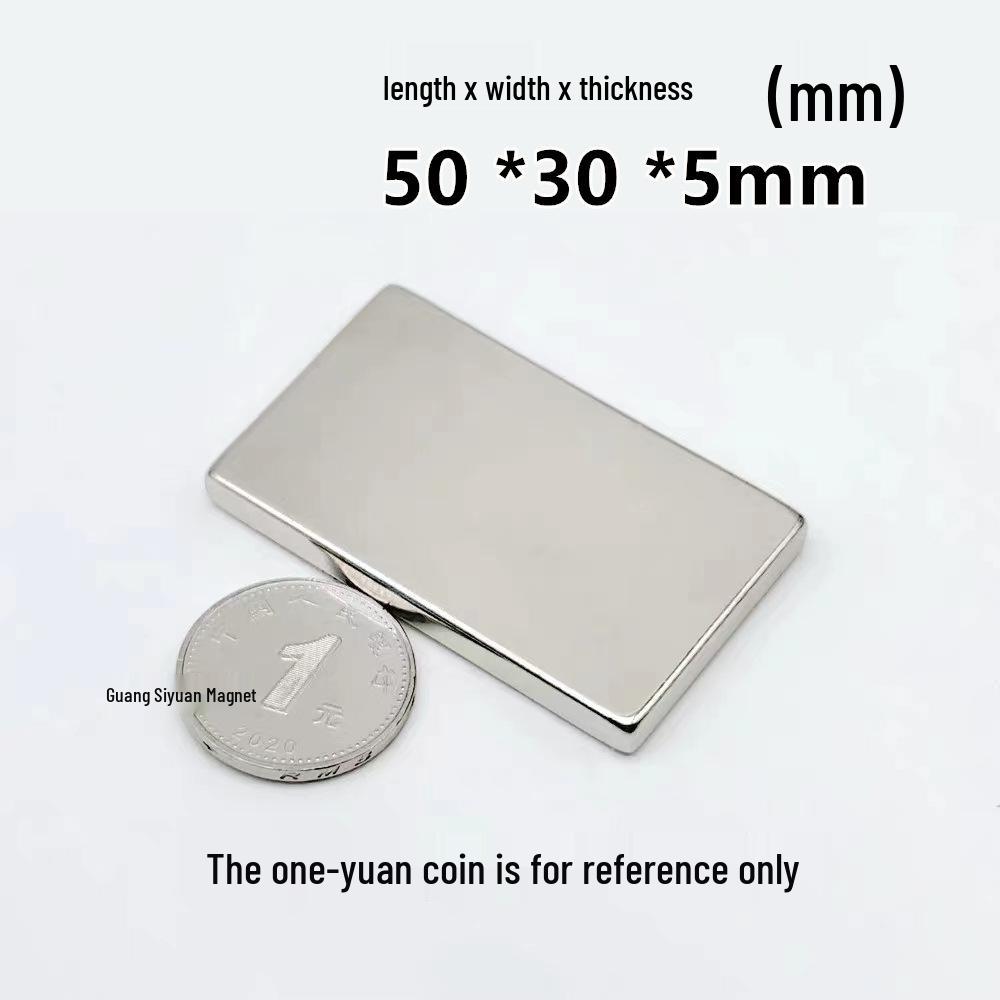 N52 Super Strong Neodymium Iron Boron Magnet, Rectangular 25x30x100mm, Permanent Magnetic Steel Sheet.