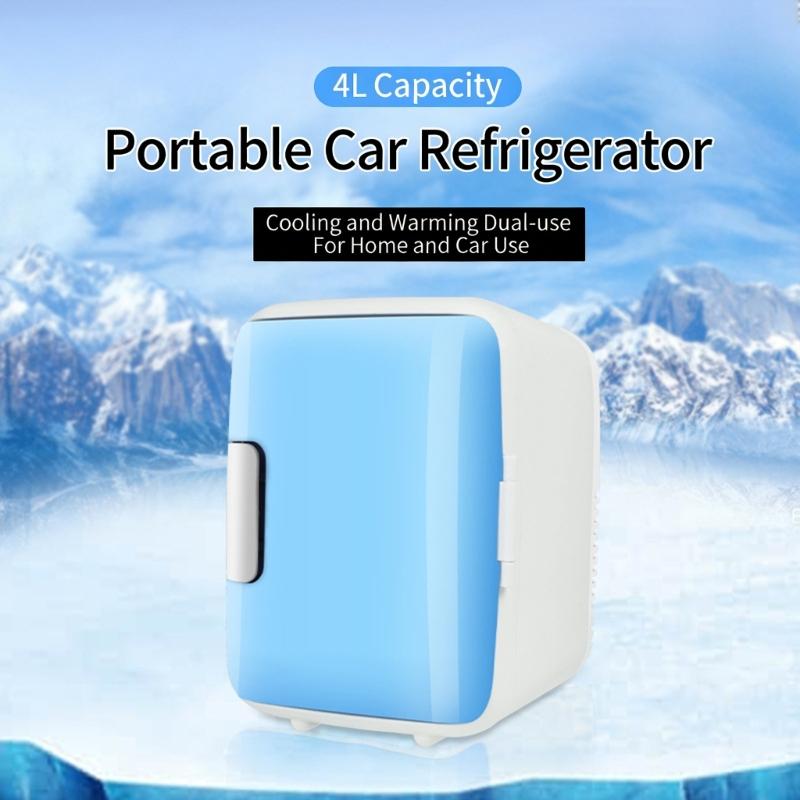 Frigorifero e Scaldavivande per Auto Leggero da 8L, Due Modalità, Mini Frigo da 12V per Veicoli, Campeggio, Uso Domestico, Con Efficiente Isolamento Termico