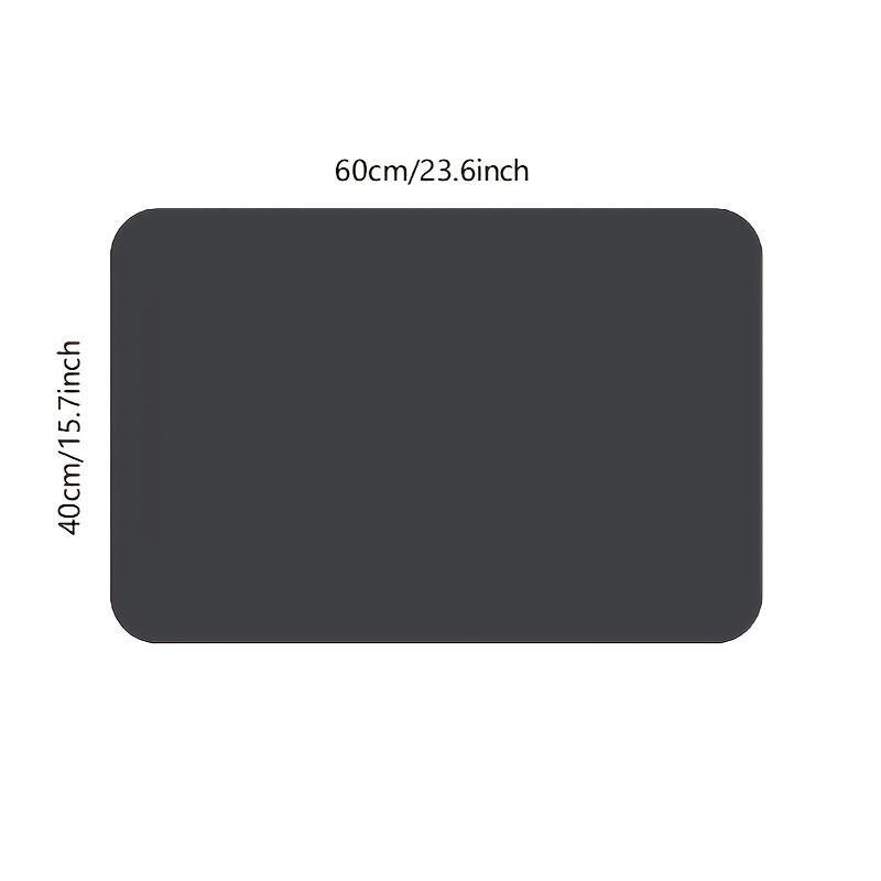 Simple Polyester Bathroom Non-slip Mat Absorbent Toilet Floor Mat Memory Rebound Ramadan Carpet Foot Wiping Quick-drying Mat New