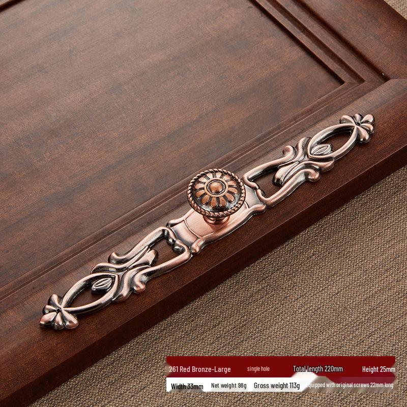 Antique Bronze European & American Zinc Alloy Cabinet Drawer Pull Handle