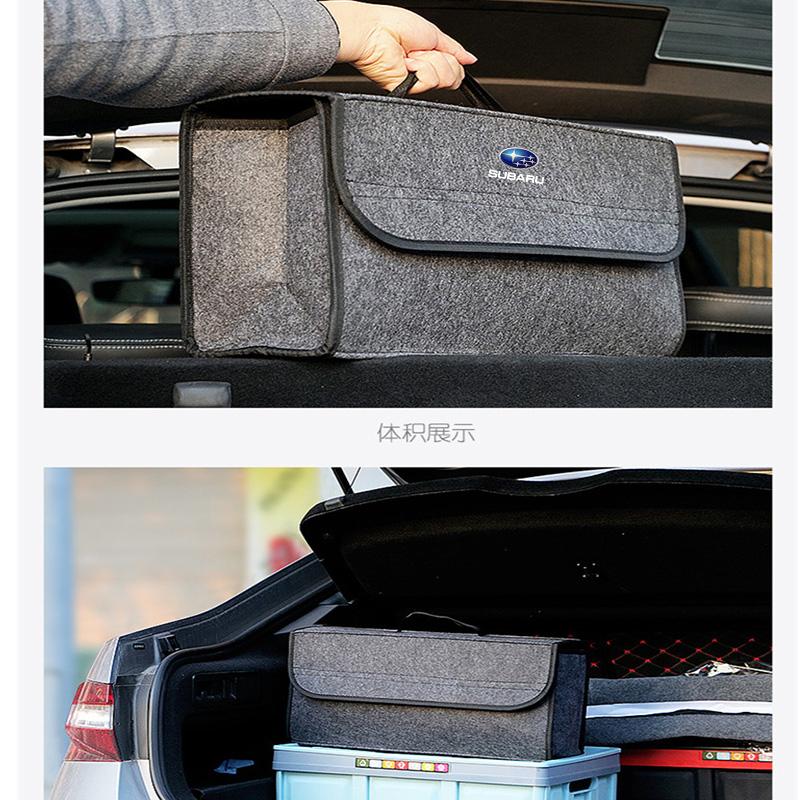 Car Trunk Storage Bag Collapsible car storage box For Subaru Legacy LEVORG WRX Outback XV Forester Ascent Exiga SOLTERRA Tribeca WW111