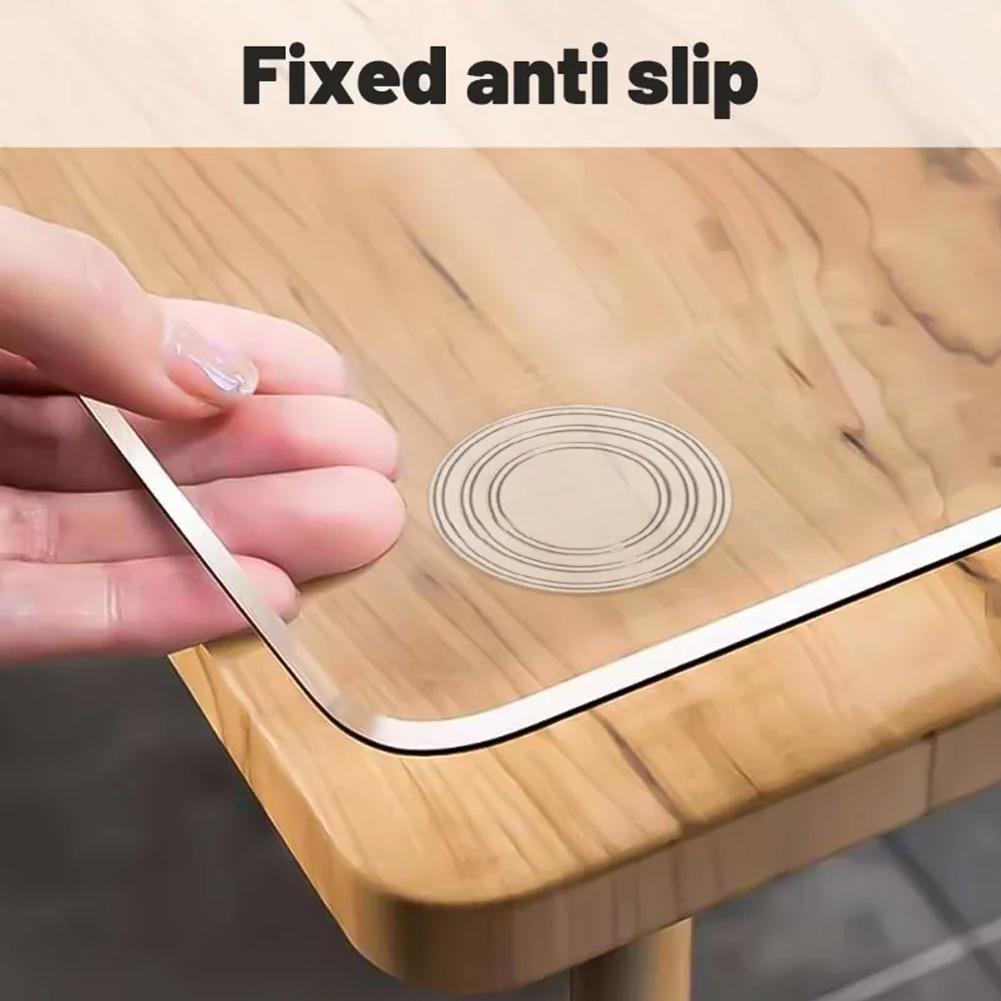 Glass Table Anti-slip Pad Transparent Pad Chair Legs Pads Anti Slip Clean Monitor Multi Functional Threaded Gasket