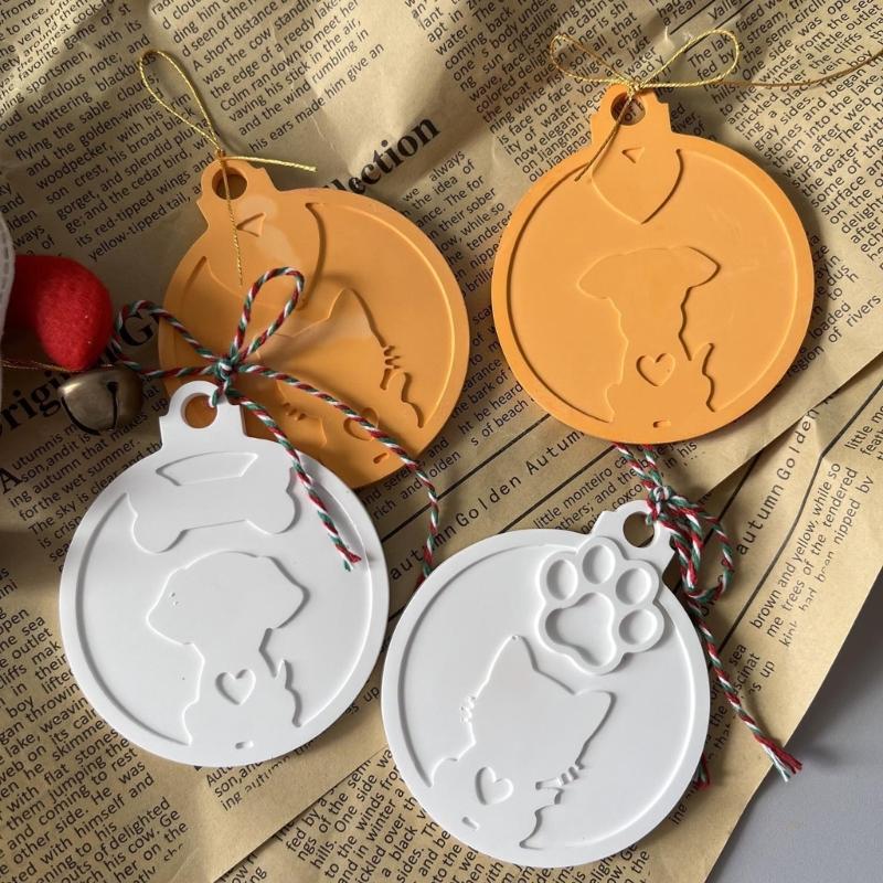 Kreative Haustieranhänger Silikonformen für Resin-Basteln, leichtes Entformen, Resin-Schmuck Silikonform für handgemachten Schlüsselanhänger