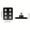 Supercharged Wall-Mounted Shower Head Rotatable Top Spray Shower Head Upgrade Your Bathroom Accessories