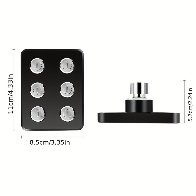 Supercharged Wall-Mounted Shower Head Rotatable Top Spray Shower Head Upgrade Your Bathroom Accessories
