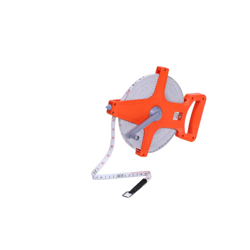 Manaheart 100m Tape Measure, Distance Measuring Tape, for Measuring Grounds, Playgrounds, and Line Drawing, Double-Sided Measuring Tape, Meter and Fee