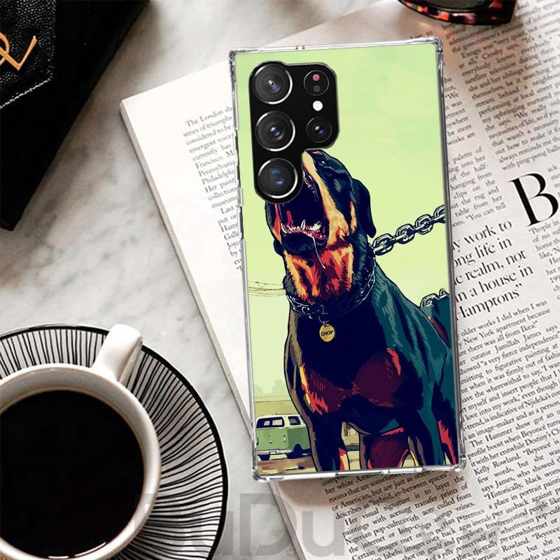 Rottweiler Dog Cover For Samsung Galaxy S23 S22 S24 S25 Ultra Phone Case S21 Plus S20 FE S10 + S25Ultra Print Fundas S23 S22 S24