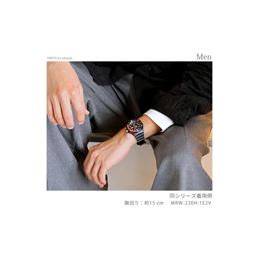 Casio Cheap Casio Standard Quartz Men's Watch MRW-230H-1E1V Water Resistant Black Band